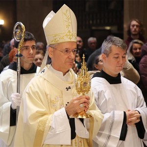 Nadbiskup Kutleša predvodio misno slavlje prigodom dolaska relikvija bl. Alojzija Stepinca na Sveti Duh